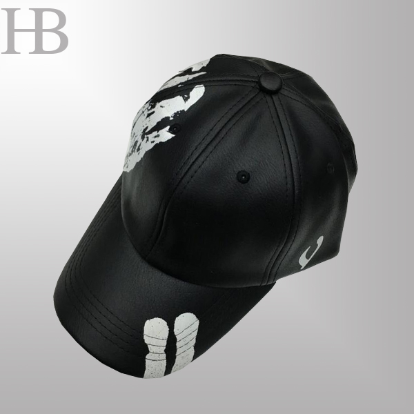 PU leather Baseball Cap