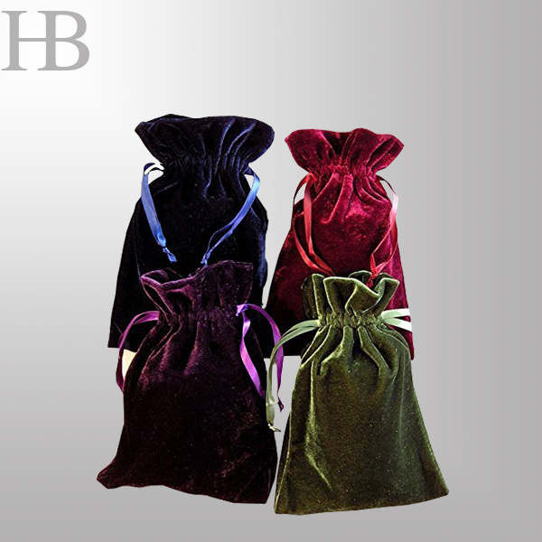 Drawstring Bags Velvet Fabric