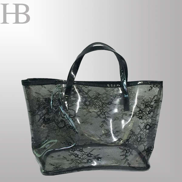 Transparent PVC handbag