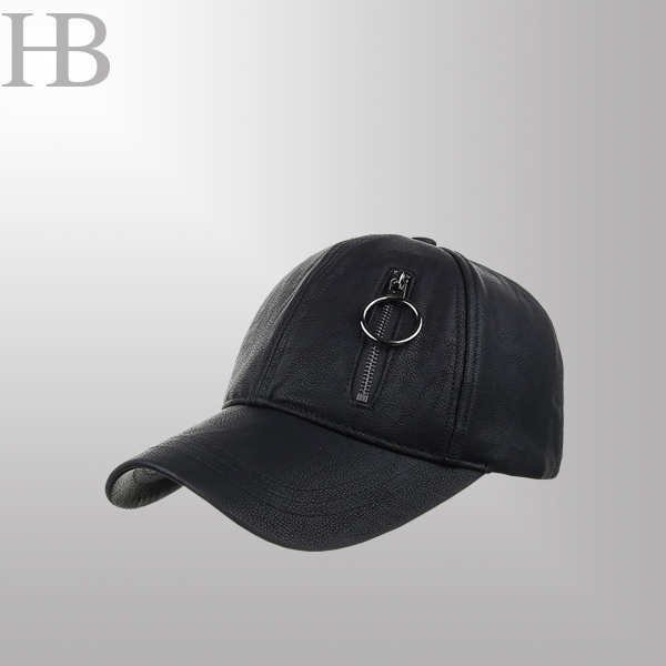 Zipper Baseball Cap