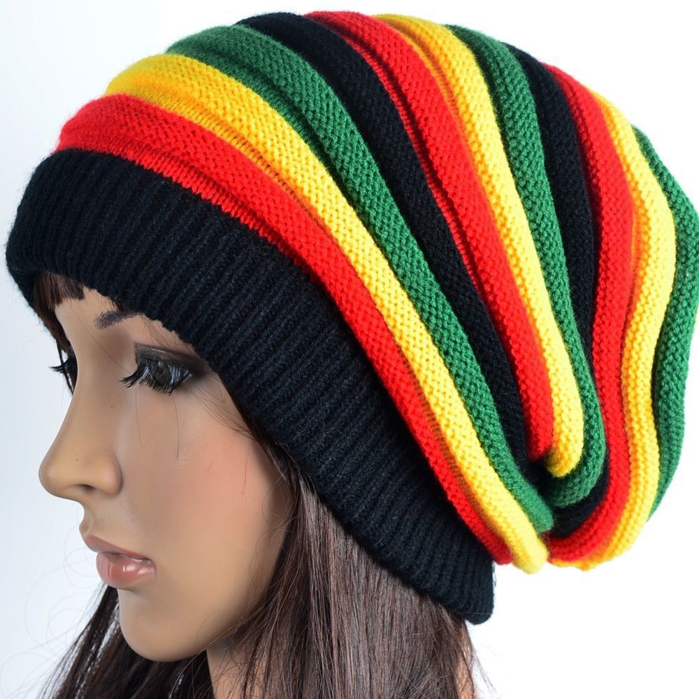 Women Men Slouchy Beanie Hat Baggy Oversized Knit Winter Warm Cap