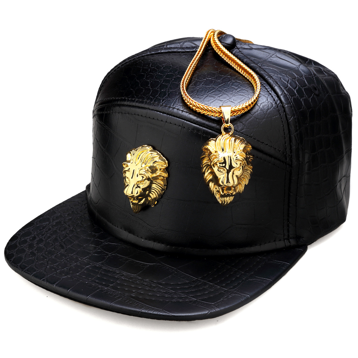 Hip Hop Hat,Flat-Brimmed Hat,Rock Cap,Adjustable Snapback Hat for Men and Women