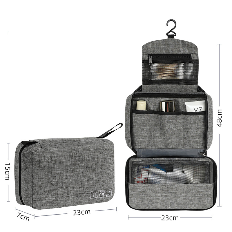 Waterproof Makeup Sponge Bag make up Toiletry Travel Organizer Custom Toiletry Bag with Hanging hook for travel