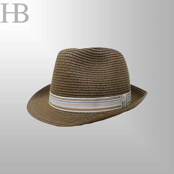 100% natural straw paper fedora hat